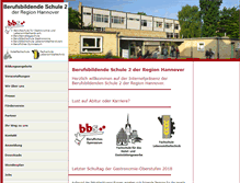 Tablet Screenshot of bbs2-hannover.de